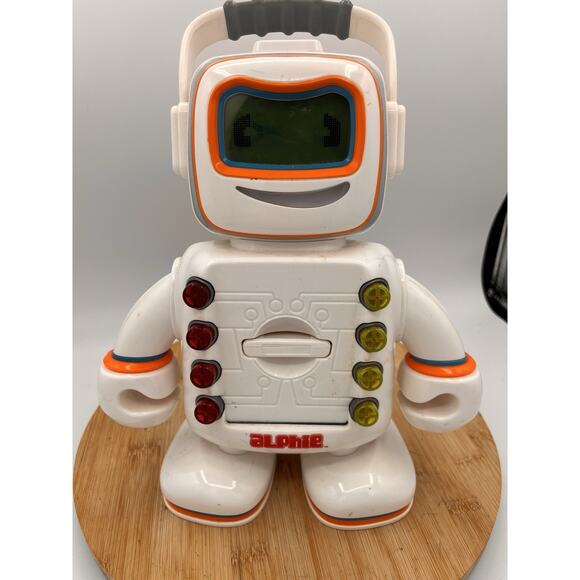 Alphie Learning Robot Playskool 2009 Hasbro Talks Working Condition No Cards Y2K - Picture 1 of 8